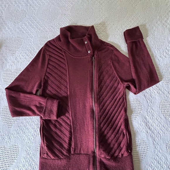 Maroon Women's Jacket - Picture 8 of 12
